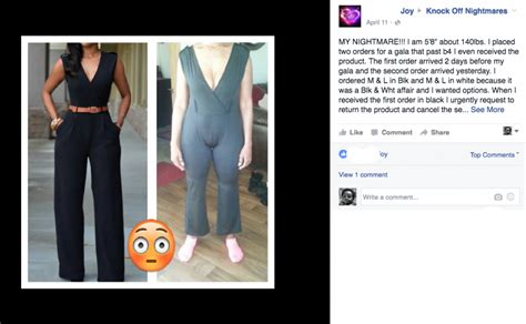 fake clothing ads on facebook fraud|social media ads counterfeit.